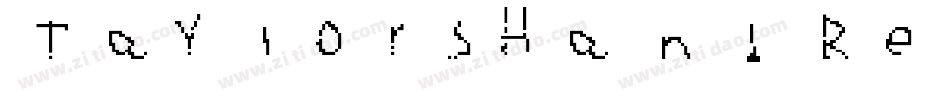 TaylorsHand Regular字体转换